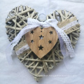 Customized Heart-Shaped Wicker Home Ornaments